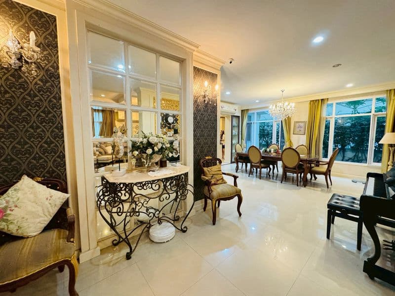 บ้านหรู ตกแต่งภายในสไตล์อังกฤษ  โครงการ The Grand  พระรามสอง 4นอน 4 น้ำ view 16